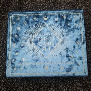 Deluxe Tarot Card Set in Blue Velvet